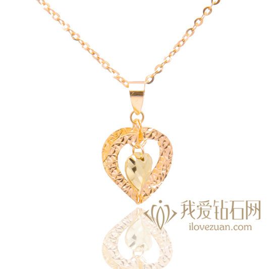 心房-18K彩金吊墜