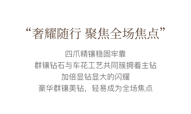 擁愛（白）/18K白金鉆戒/10分/H/SI