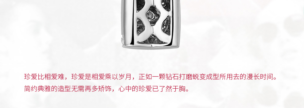 典雅/18K白金/PT950鉑金鉆墜托