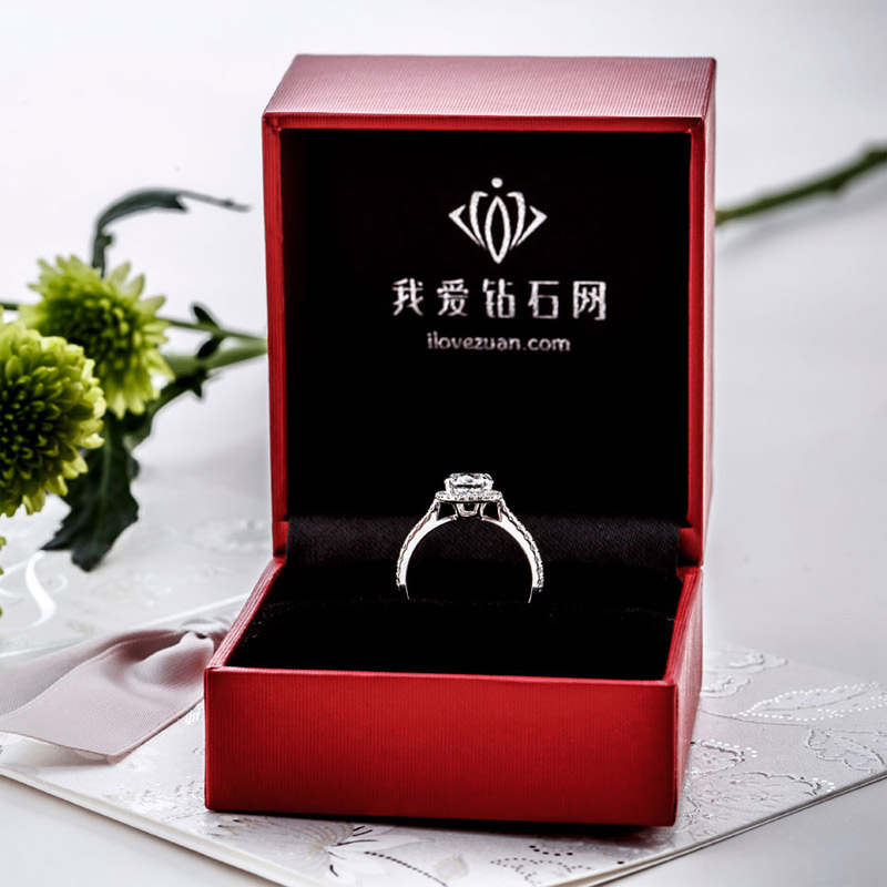 典雅/PT950鉑金鉆戒 50分/SI1凈度/H色/GIA證書-forever love系列