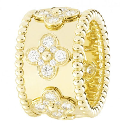 Van Cleef & Arpels梵克雅寶Perlee系列戒指(法國)