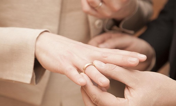 黃金結婚戒指款式圖片