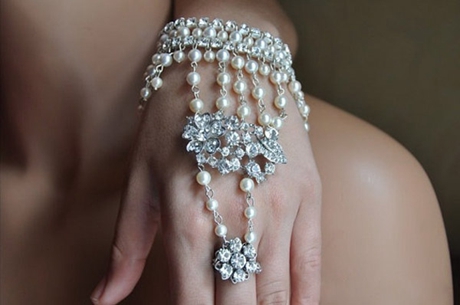 Hand-bracelet 戒指手鏈串著戴