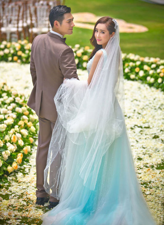 嚴屹寬杜若溪結婚照