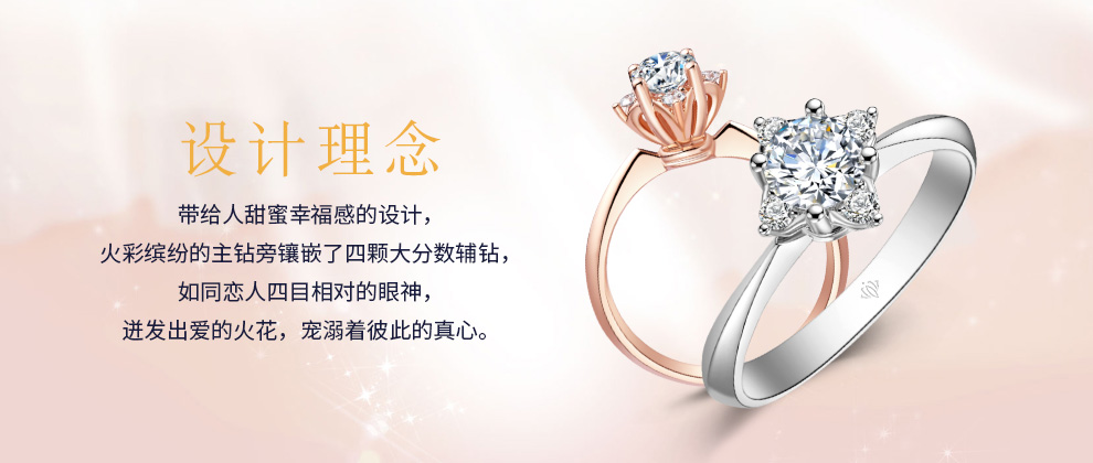 寵愛/18K白金 1克拉G色SI1凈度3EX切工GIA雙證書