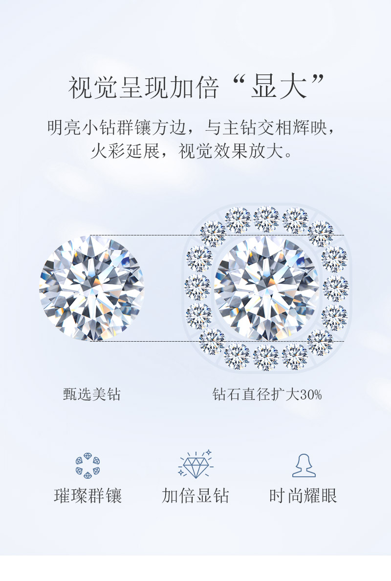 真我/18K白金/PT950鉑金戒托