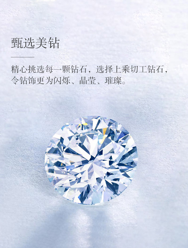 優雅/18K彩金鉆戒30分/I-J/SI國檢