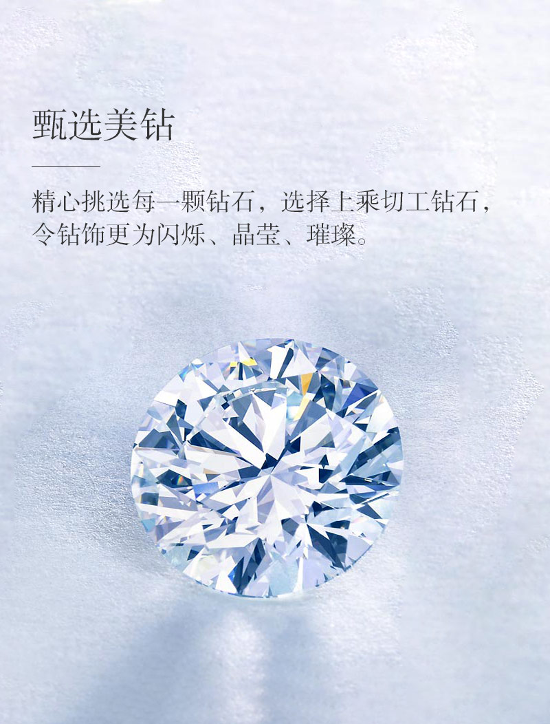 車花皇冠/18K白金鉆戒 1克拉F/SI1/3EX雙證書