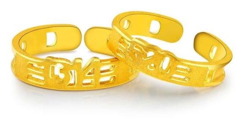 黃金結婚戒指價格