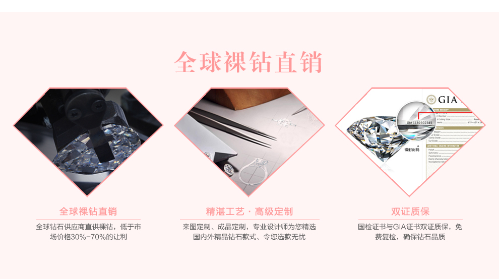 我心永恒/18K白金鉆石女戒 60分/SI1/I色/GIA國檢雙證書