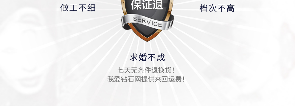 愛守護-公主/18K白金鉆戒 40分/I-J色/SI凈度 國檢