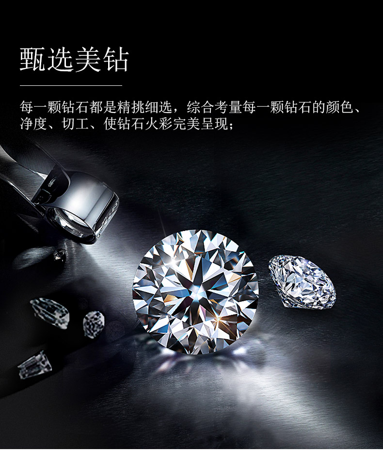 玫瑰之心/18K白金鉆戒 20分 F-G色/SI凈度 國檢