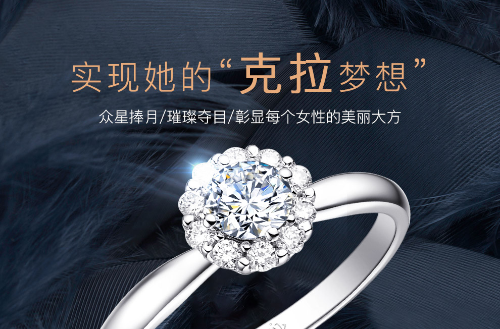 傾心/18K白金鉆戒 20分/I-J色/SI凈度 國檢
